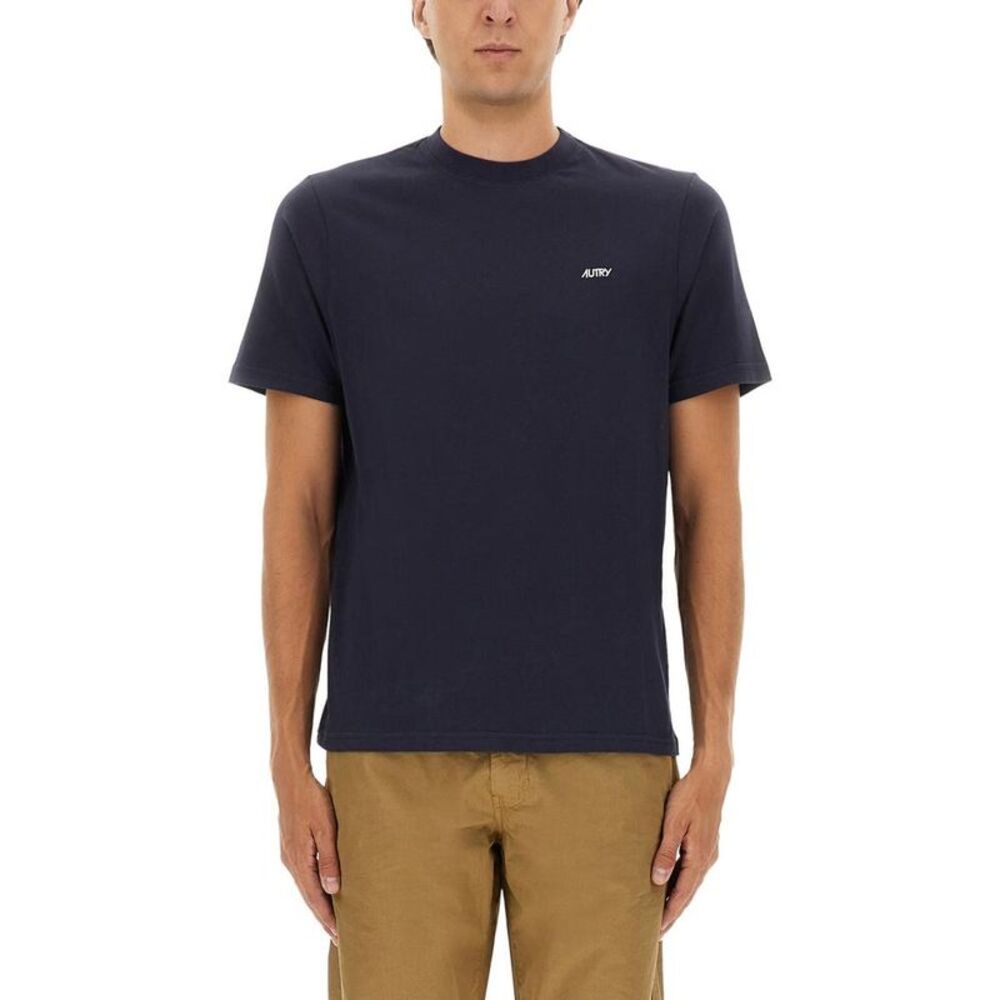 AUTRY Men's Essential Logo T-Shirt Men BLUE T-Shirts